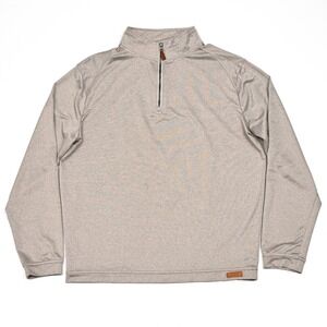 Rafter C Men's 1/4 Quarter-Zip Pullover Lightweight Western Cowboy Golf‎ Medium